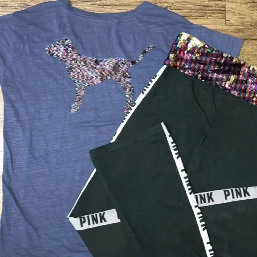 VS PINK RAINBOW BLING SET XS/S - Picture 15 of 16